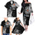 Finland Vikings Culture Family Matching Off The Shoulder Long Sleeve Dress and Hawaiian Shirt Suomi Viking Ships