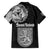Finland Vikings Culture Family Matching Off Shoulder Short Dress and Hawaiian Shirt Suomi Viking Ships