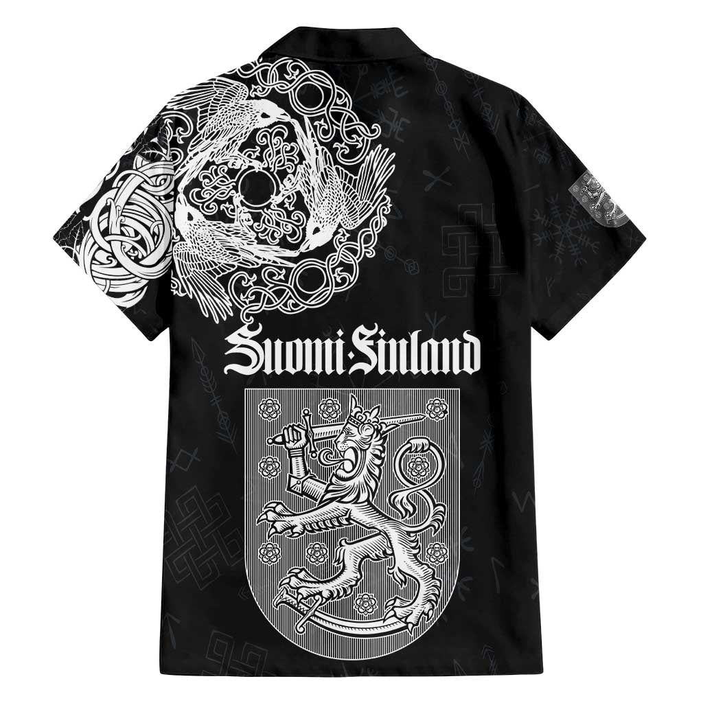 Finland Vikings Culture Family Matching Puletasi and Hawaiian Shirt Suomi Viking Ships