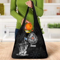 Finland Vikings Culture Grocery Bag Suomi Viking Ships