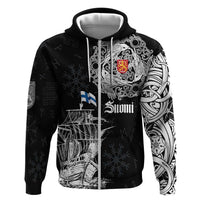 Finland Vikings Culture Hoodie Suomi Viking Ships