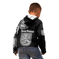 Finland Vikings Culture Kid Hoodie Suomi Viking Ships