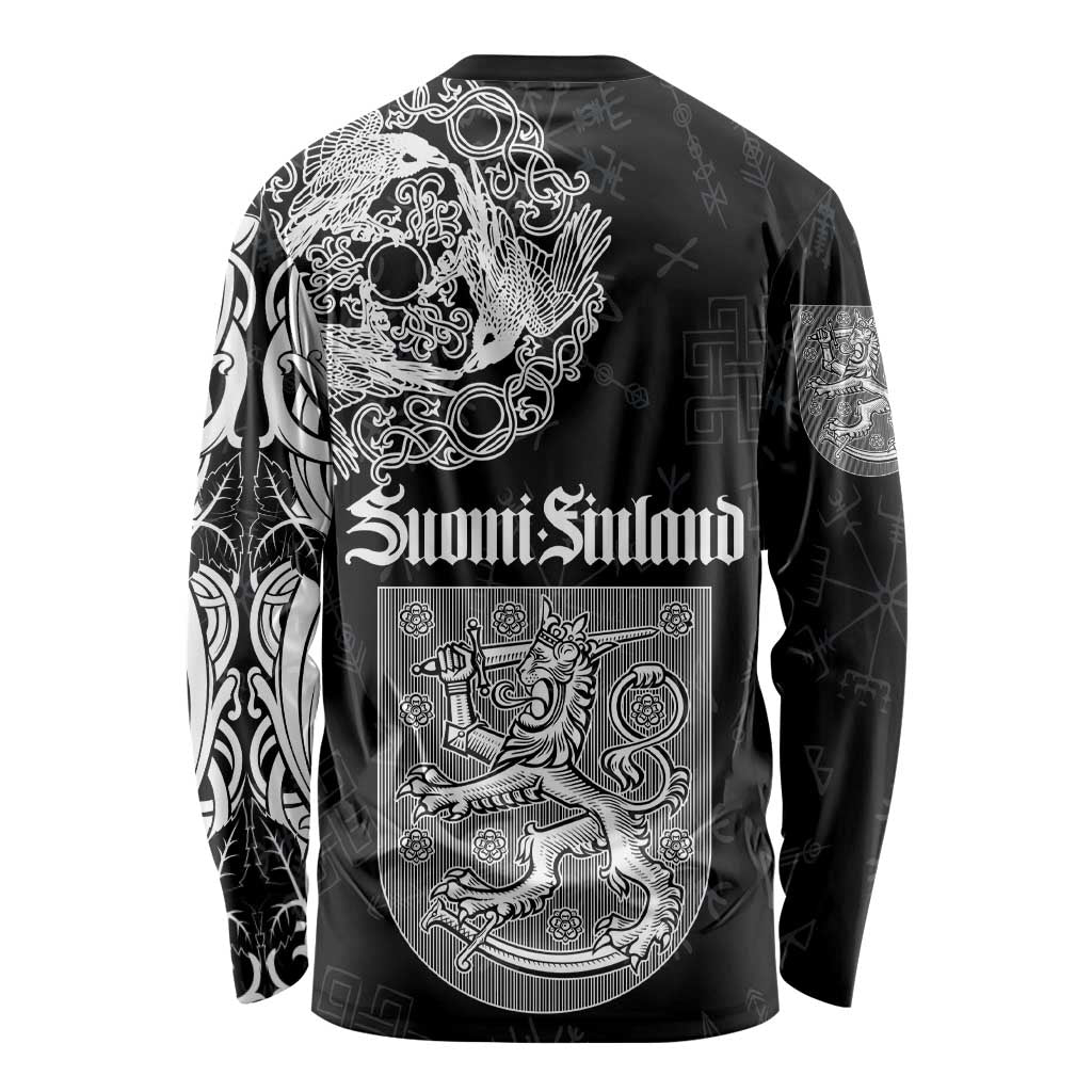 Finland Vikings Culture Long Sleeve Shirt Suomi Viking Ships