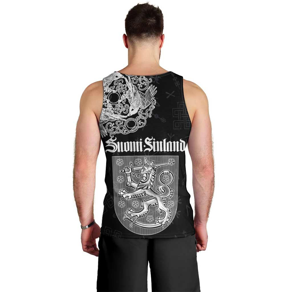 Finland Vikings Culture Men Tank Top Suomi Viking Ships