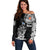 Finland Vikings Culture Off Shoulder Sweater Suomi Viking Ships