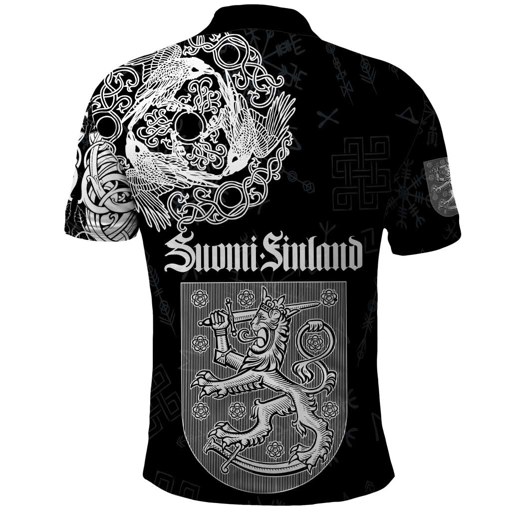 Finland Vikings Culture Polo Shirt Suomi Viking Ships