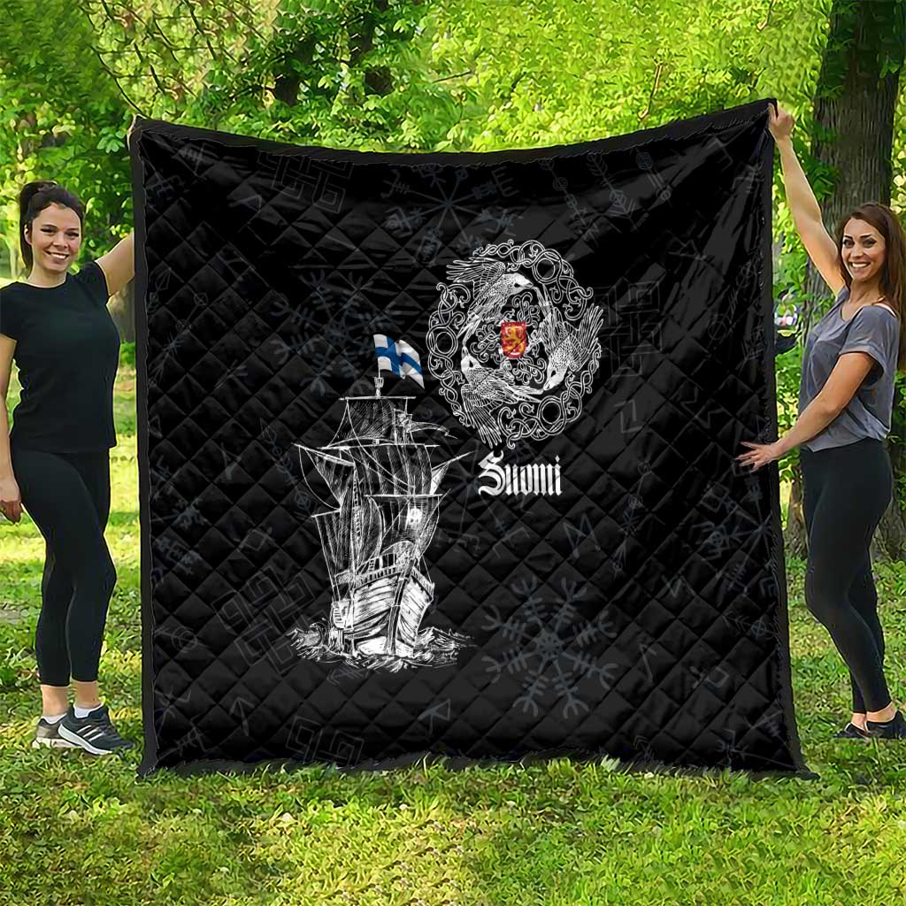 Finland Vikings Culture Quilt Suomi Viking Ships