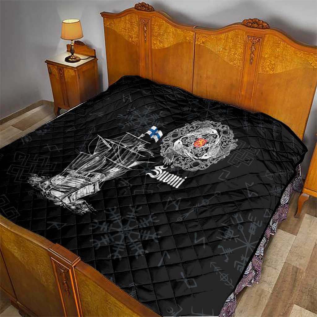 Finland Vikings Culture Quilt Suomi Viking Ships