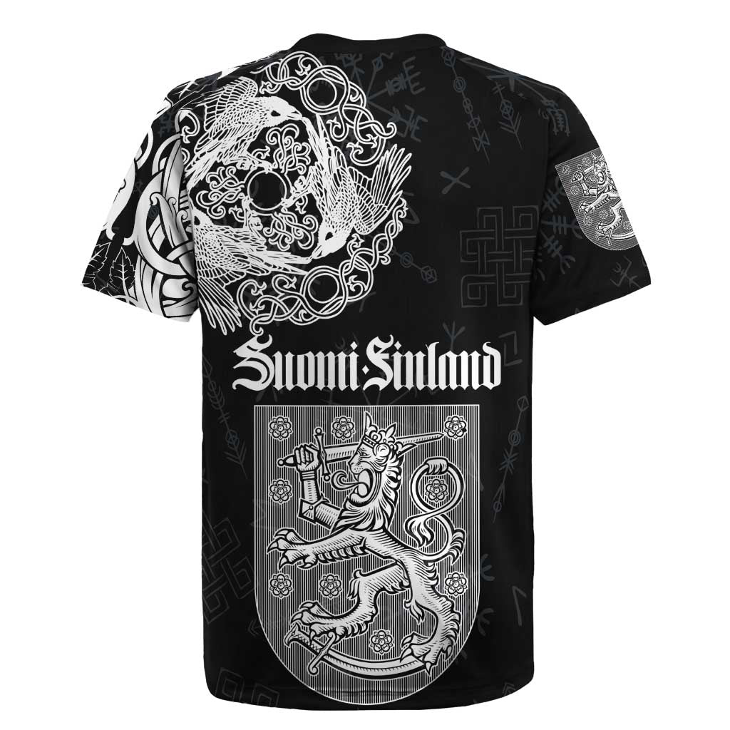 Finland Vikings Culture Rugby Jersey Suomi Viking Ships