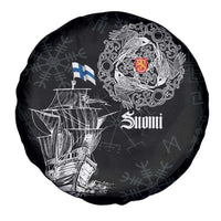 Finland Vikings Culture Spare Tire Cover Suomi Viking Ships