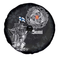 Finland Vikings Culture Spare Tire Cover Suomi Viking Ships