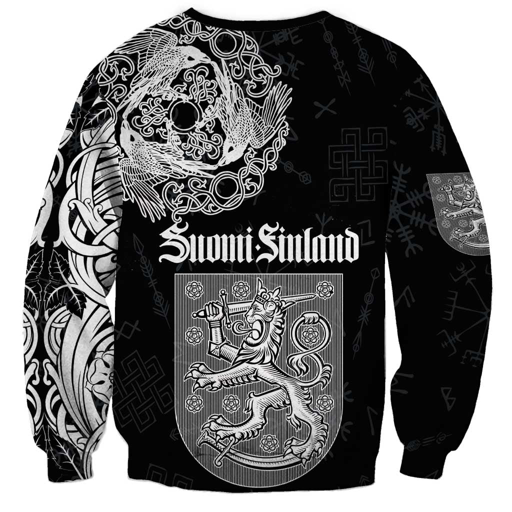 Finland Vikings Culture Sweatshirt Suomi Viking Ships