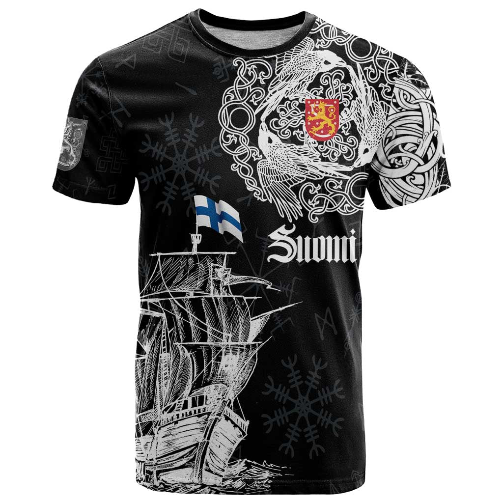Finland Vikings Culture T Shirt Suomi Viking Ships