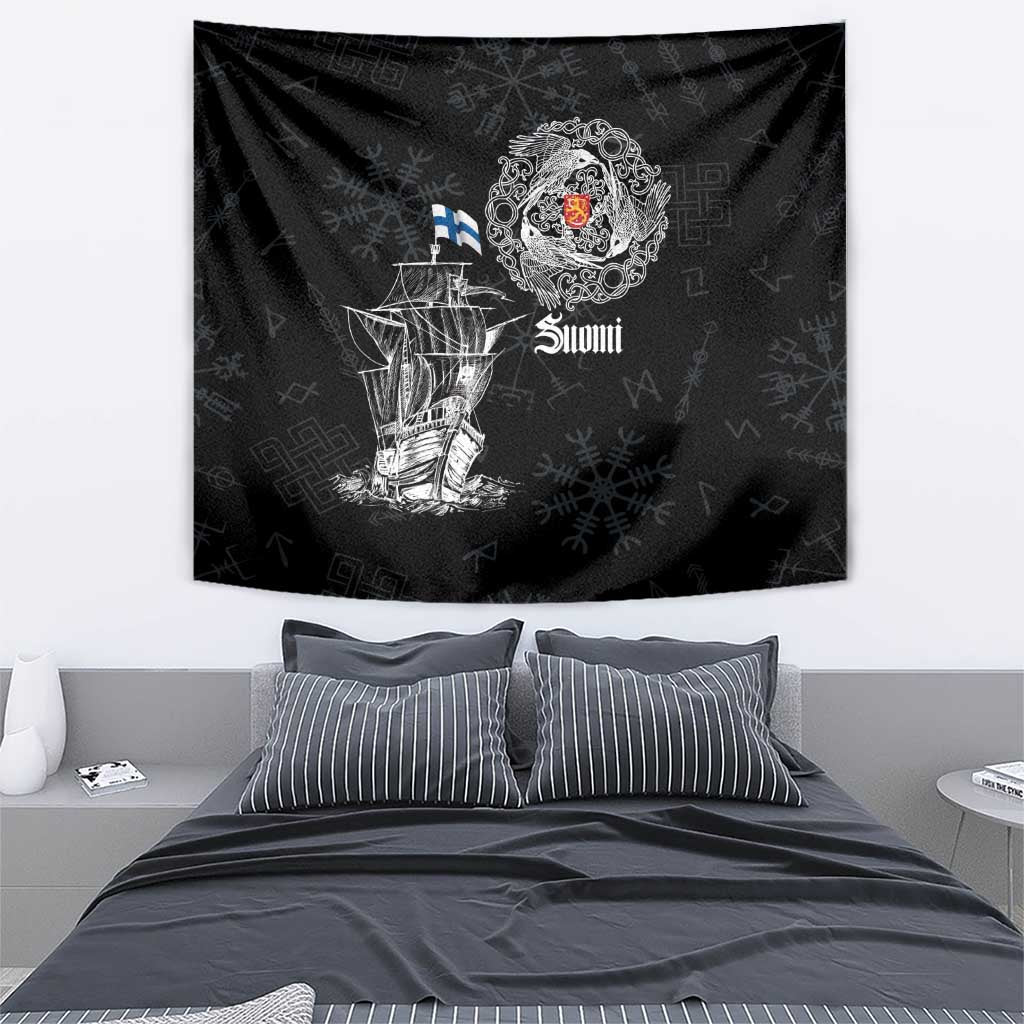 Finland Vikings Culture Tapestry Suomi Viking Ships