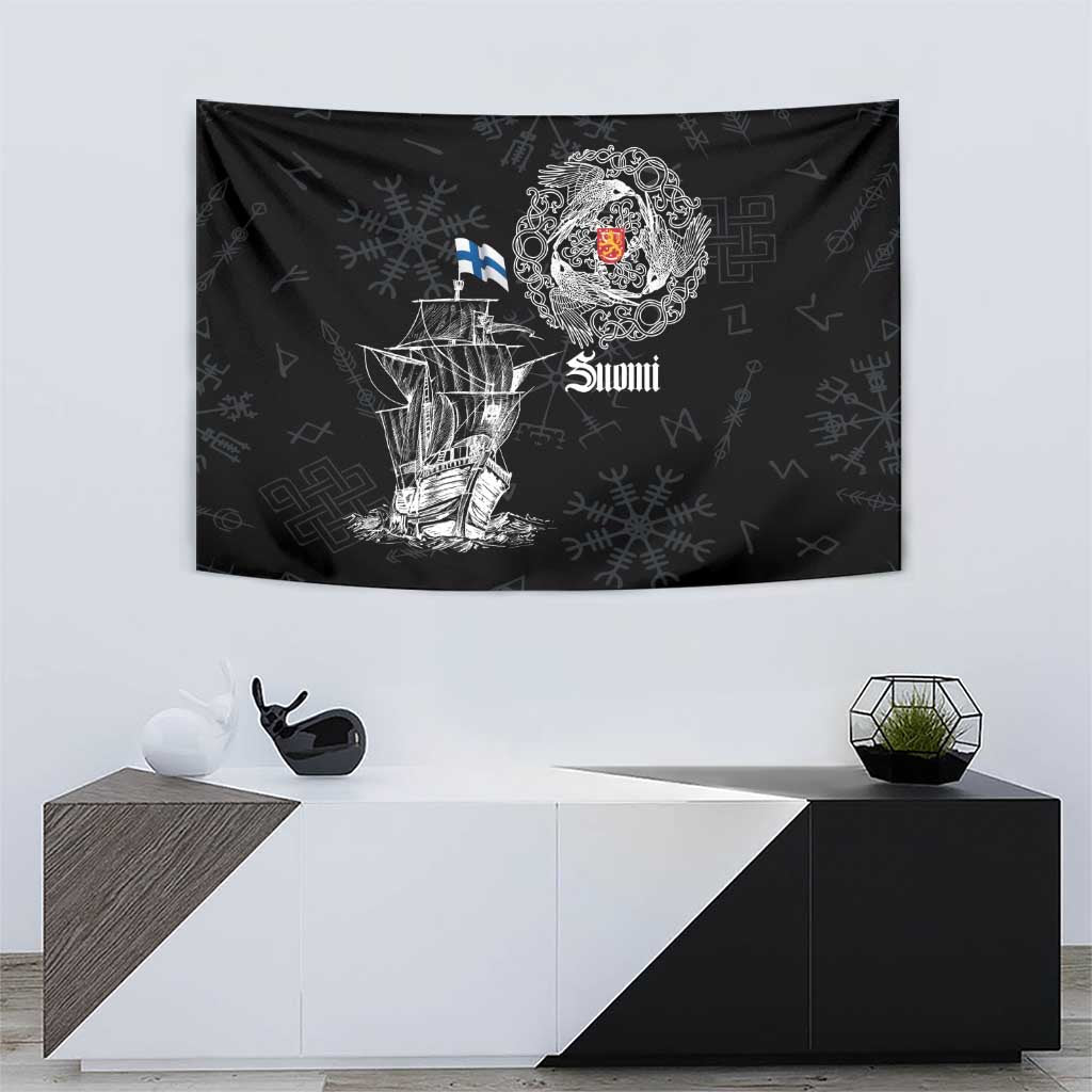Finland Vikings Culture Tapestry Suomi Viking Ships