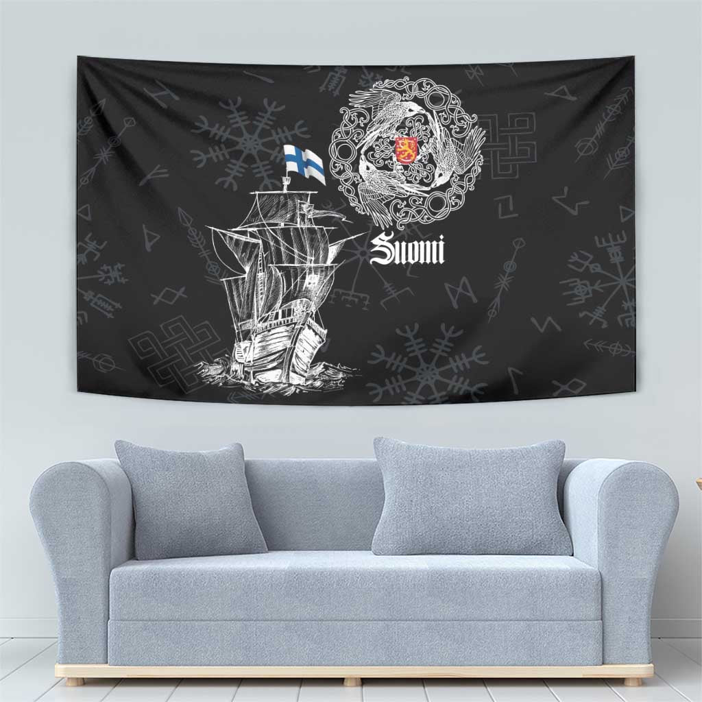 Finland Vikings Culture Tapestry Suomi Viking Ships