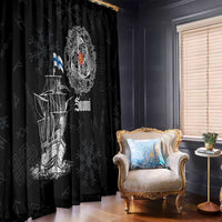 Finland Vikings Culture Window Curtain Suomi Viking Ships