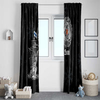 Finland Vikings Culture Window Curtain Suomi Viking Ships