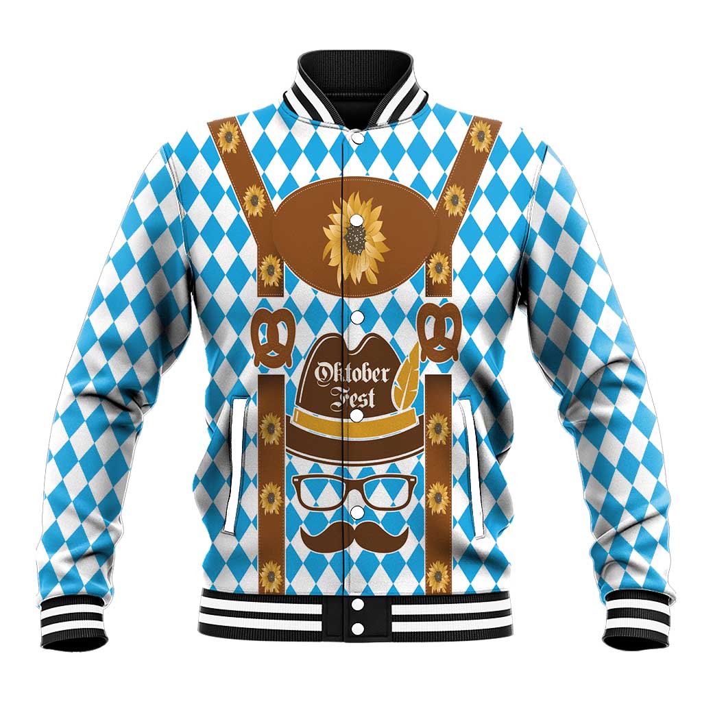 Germany Oktoberfest Baseball Jacket Lederhosen Costume