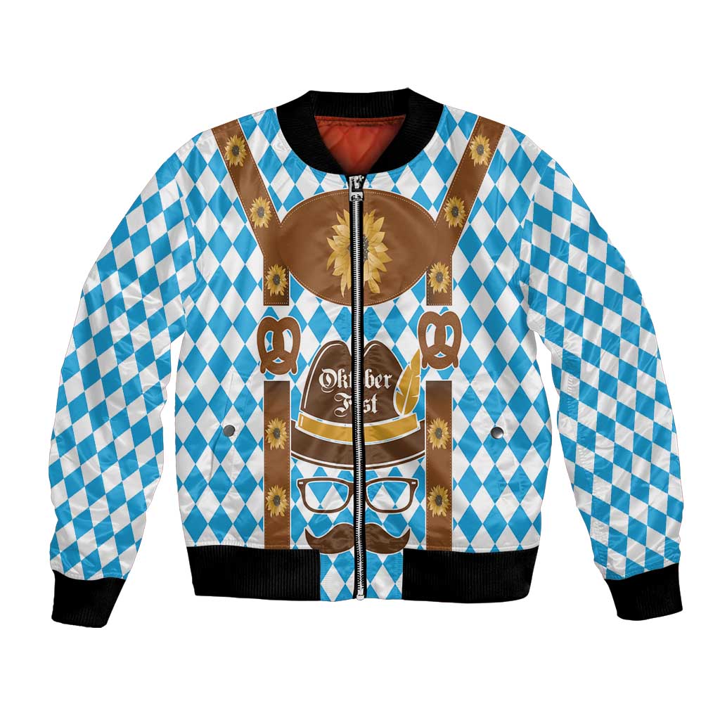 Germany Oktoberfest Bomber Jacket Lederhosen Costume