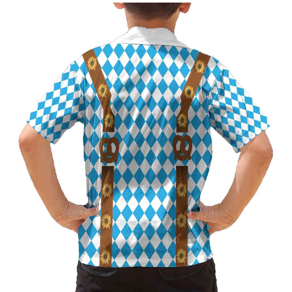 Germany Oktoberfest Family Matching Mermaid Dress and Hawaiian Shirt Lederhosen Costume