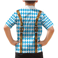 Germany Oktoberfest Family Matching Mermaid Dress and Hawaiian Shirt Lederhosen Costume