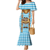 Germany Oktoberfest Family Matching Mermaid Dress and Hawaiian Shirt Lederhosen Costume