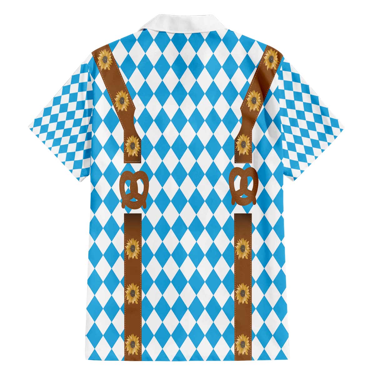 Germany Oktoberfest Family Matching Off The Shoulder Long Sleeve Dress and Hawaiian Shirt Lederhosen Costume
