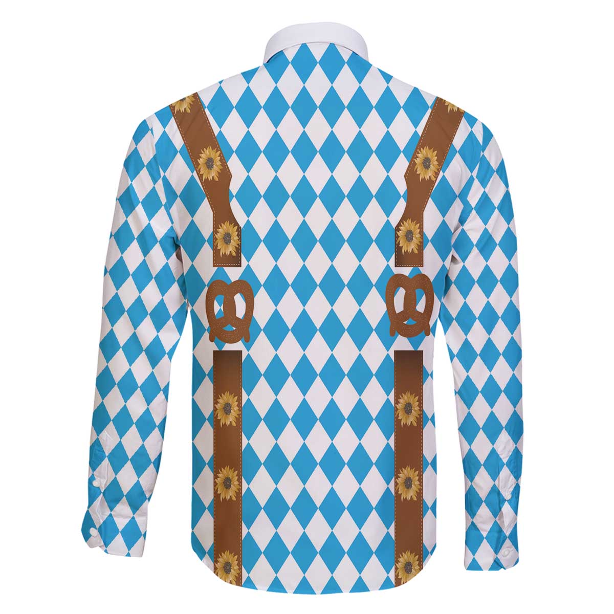 Germany Oktoberfest Family Matching Off The Shoulder Long Sleeve Dress and Hawaiian Shirt Lederhosen Costume