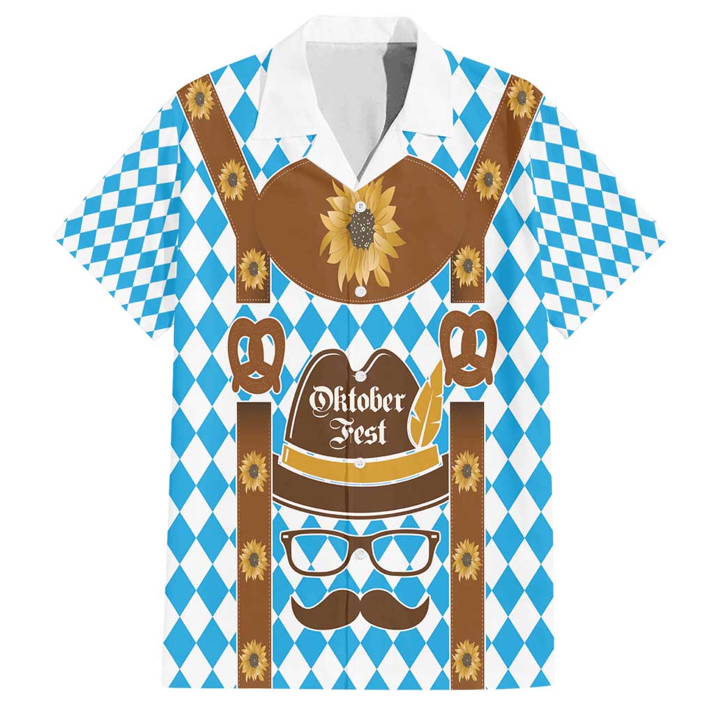 Germany Oktoberfest Family Matching Off Shoulder Maxi Dress and Hawaiian Shirt Lederhosen Costume