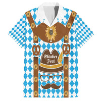 Germany Oktoberfest Family Matching Off Shoulder Short Dress and Hawaiian Shirt Lederhosen Costume