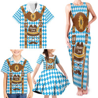 Germany Oktoberfest Family Matching Tank Maxi Dress and Hawaiian Shirt Lederhosen Costume