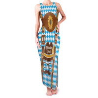 Germany Oktoberfest Family Matching Tank Maxi Dress and Hawaiian Shirt Lederhosen Costume