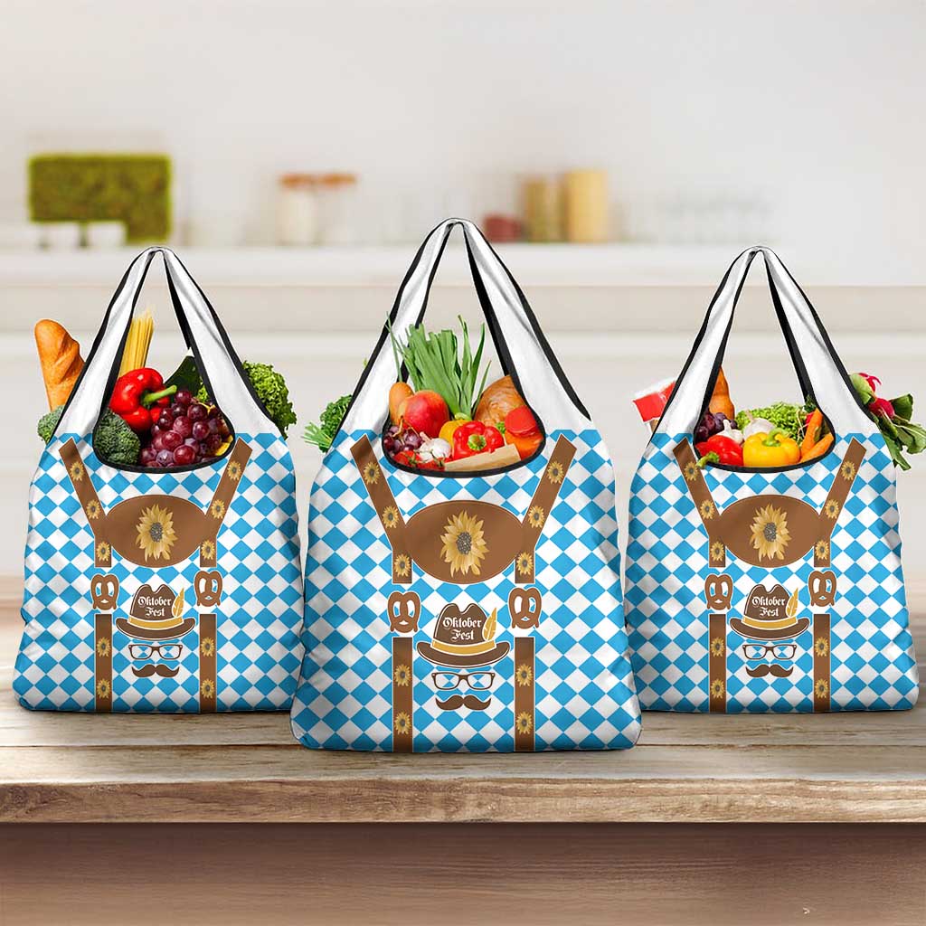 Germany Oktoberfest Grocery Bag Lederhosen Costume