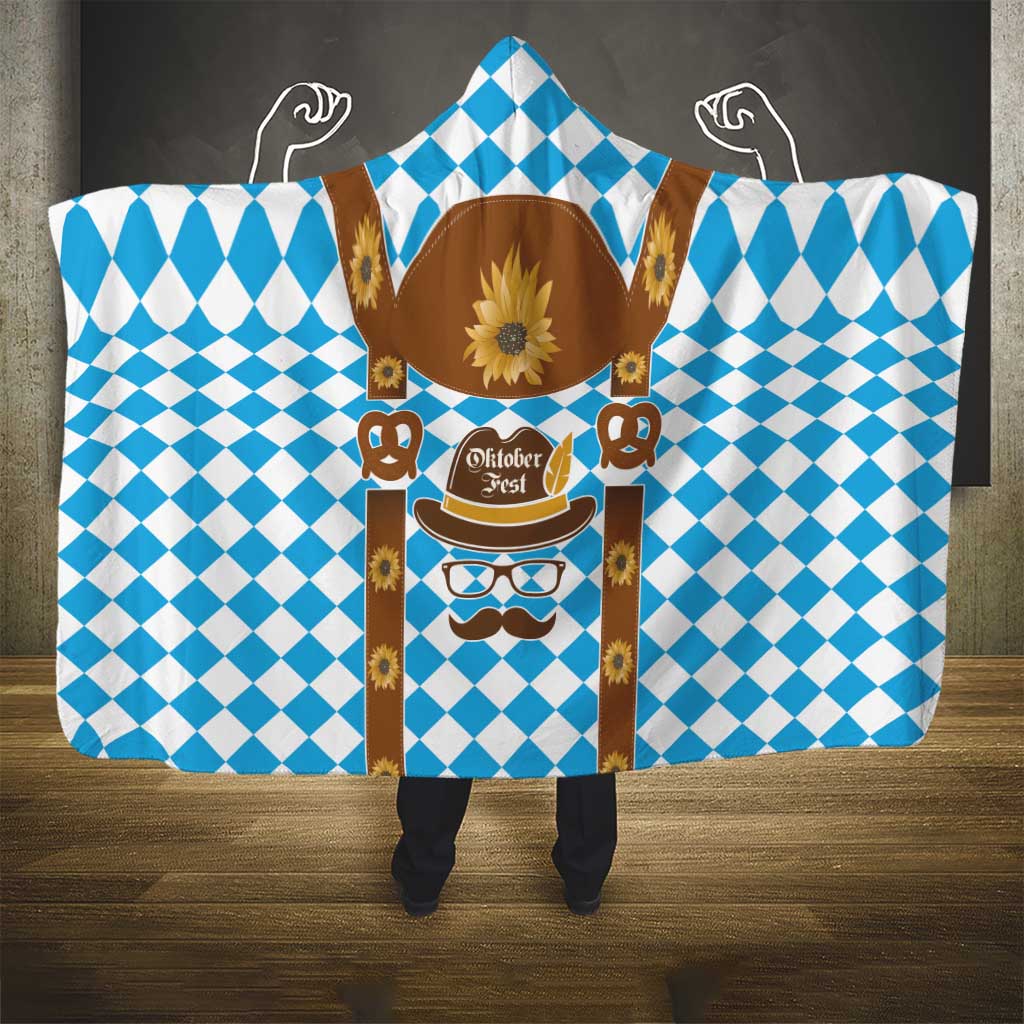 Germany Oktoberfest Hooded Blanket Lederhosen Costume