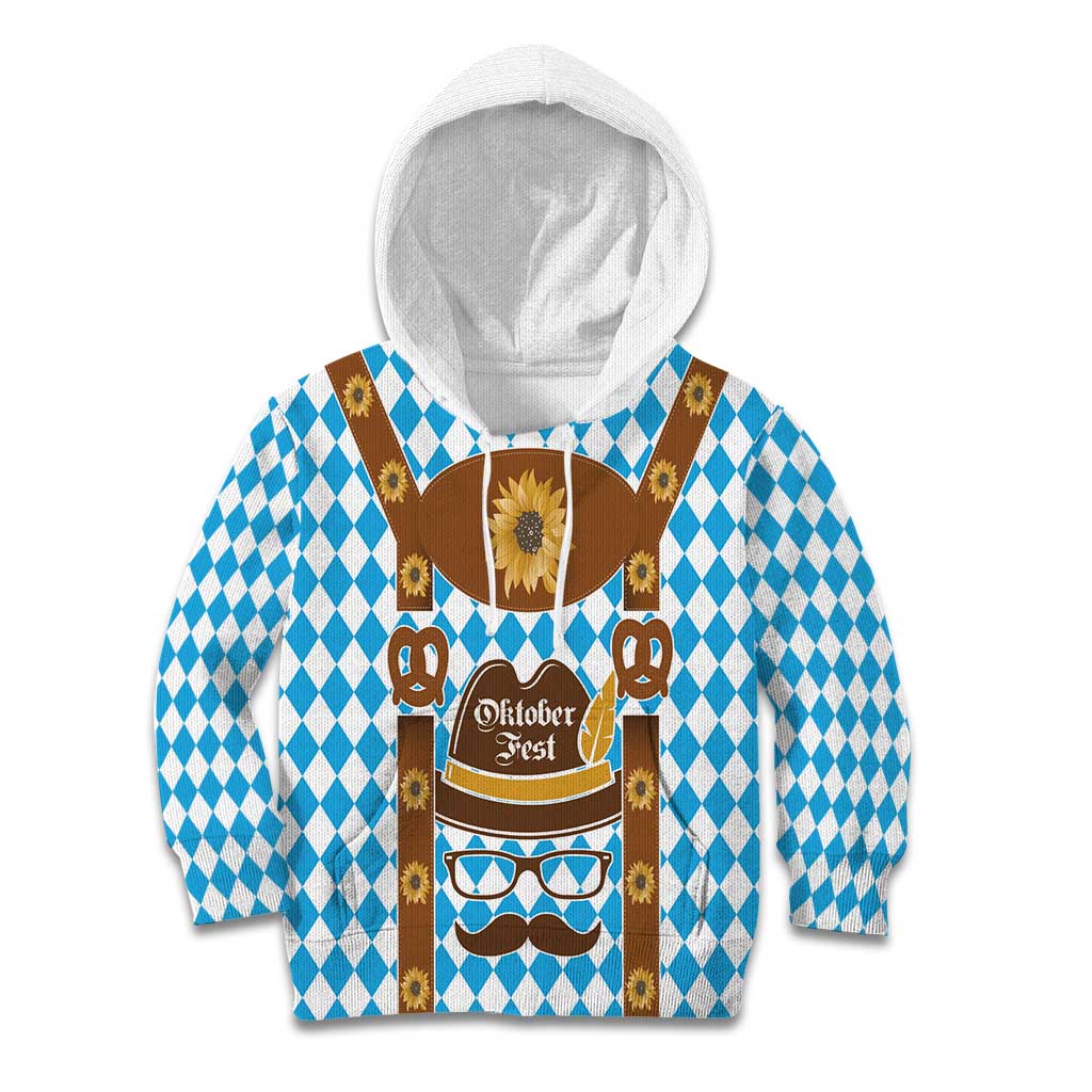 Germany Oktoberfest Kid Hoodie Lederhosen Costume