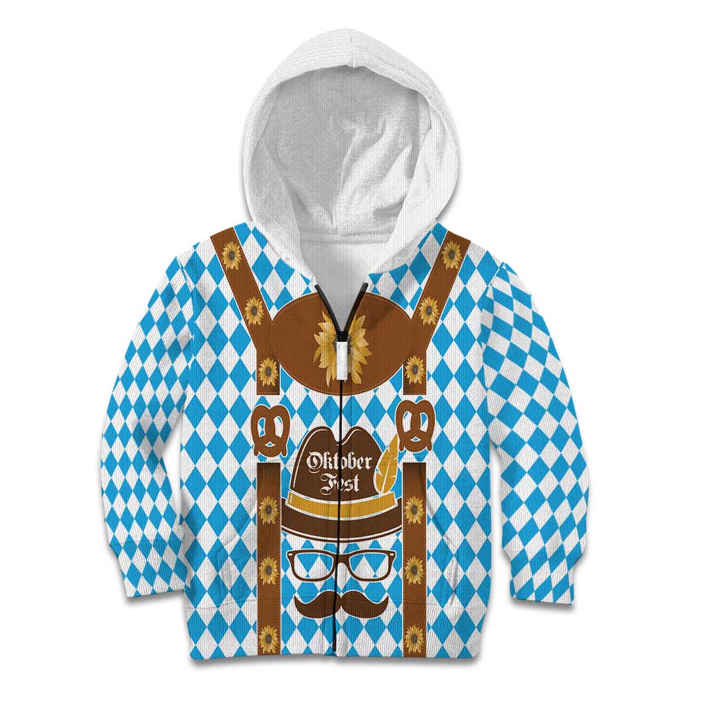 Germany Oktoberfest Kid Hoodie Lederhosen Costume