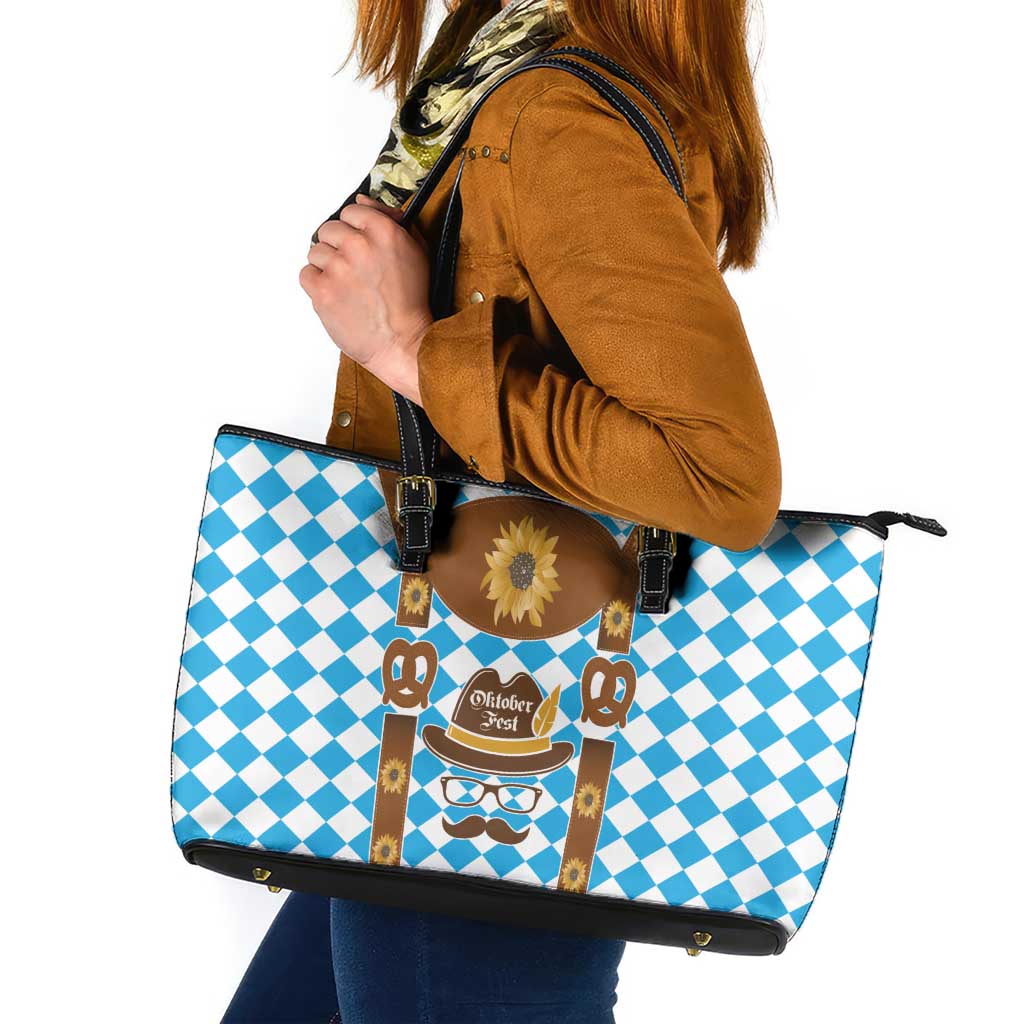 Germany Oktoberfest Leather Tote Bag Lederhosen Costume