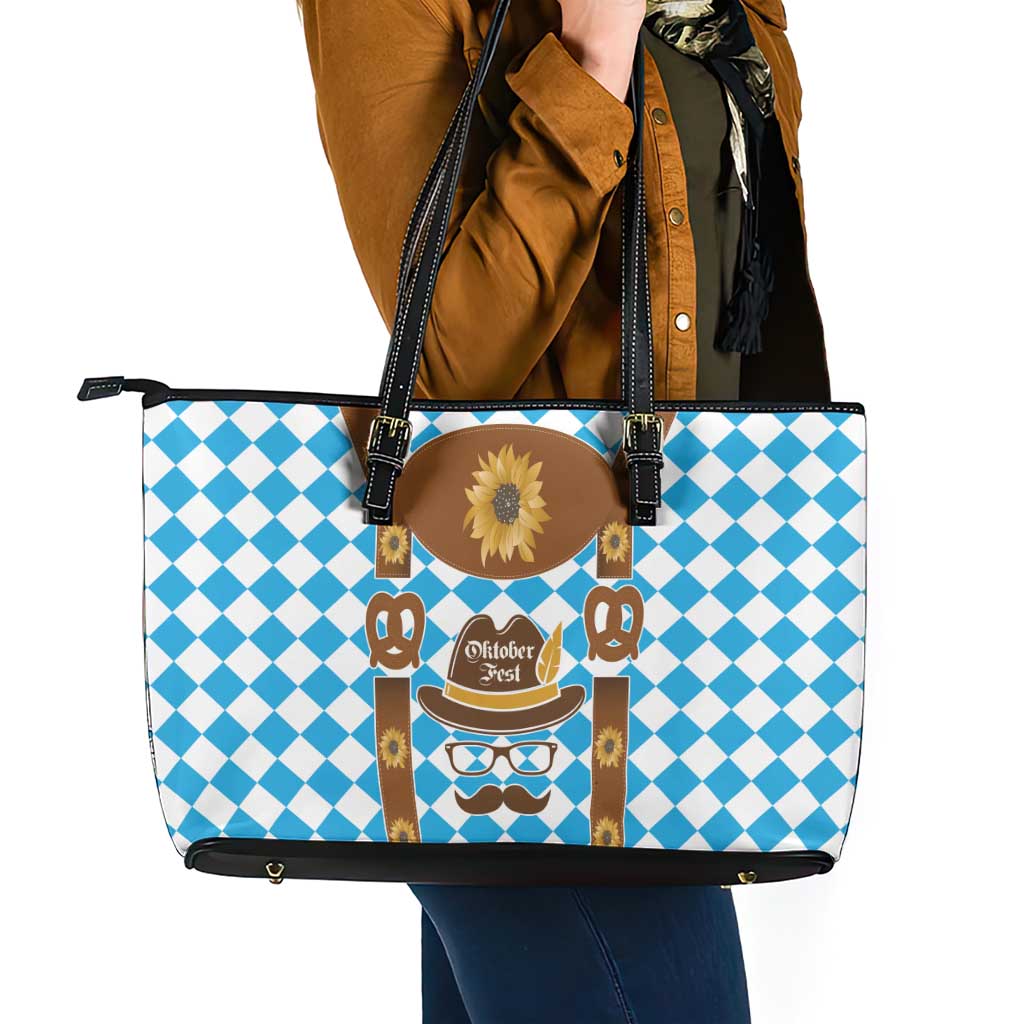 Germany Oktoberfest Leather Tote Bag Lederhosen Costume