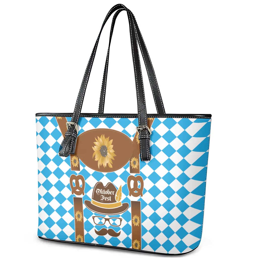Germany Oktoberfest Leather Tote Bag Lederhosen Costume