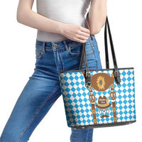 Germany Oktoberfest Leather Tote Bag Lederhosen Costume