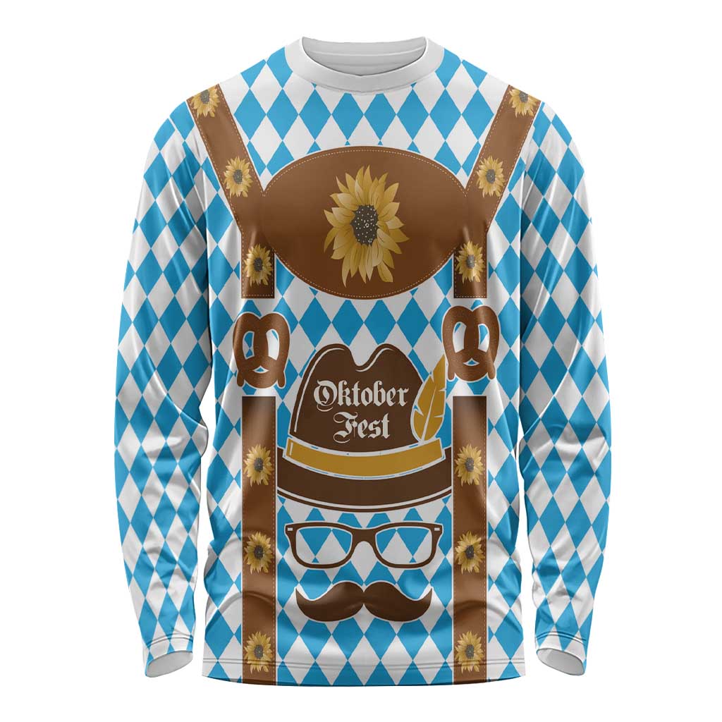 Germany Oktoberfest Long Sleeve Shirt Lederhosen Costume