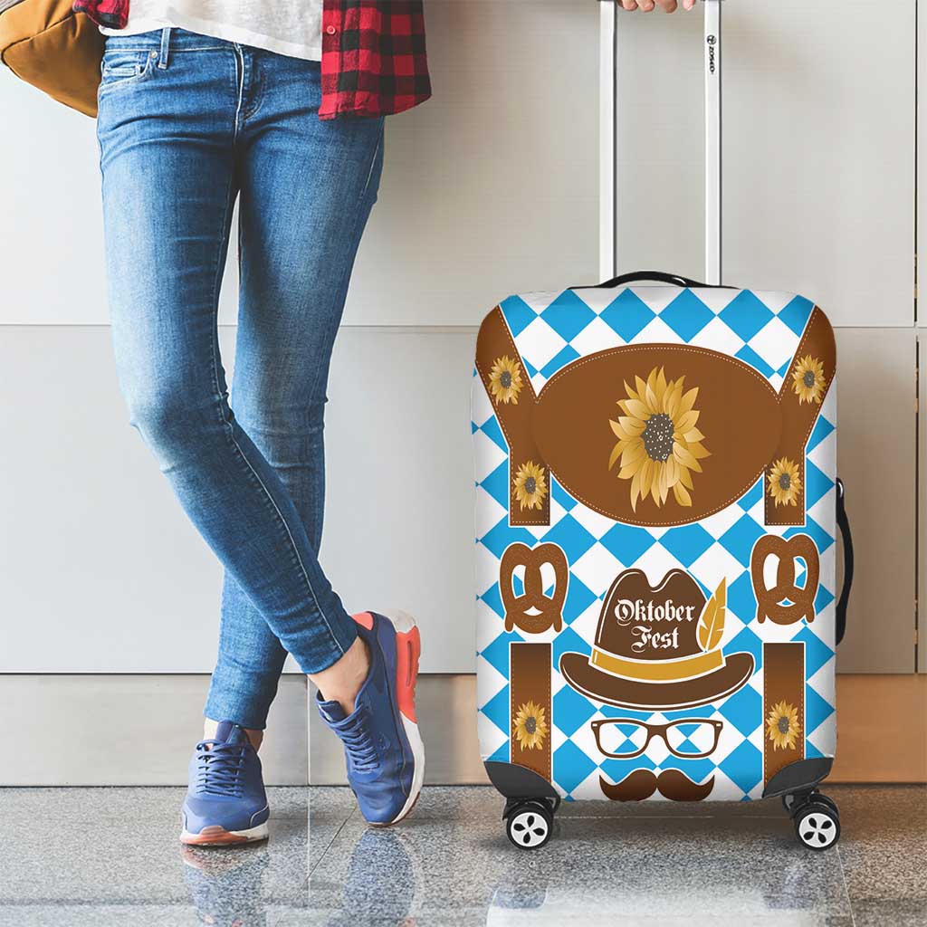 Germany Oktoberfest Luggage Cover Lederhosen Costume