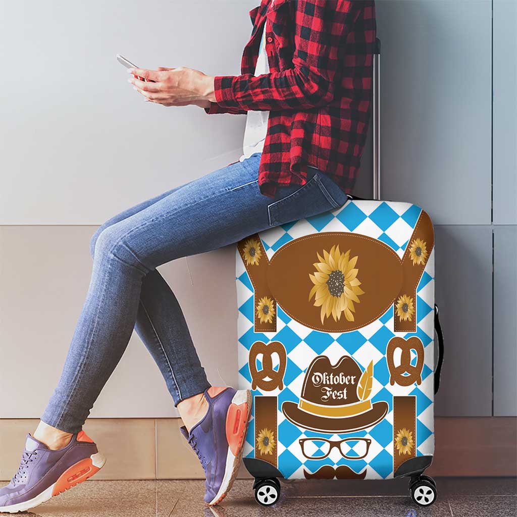 Germany Oktoberfest Luggage Cover Lederhosen Costume