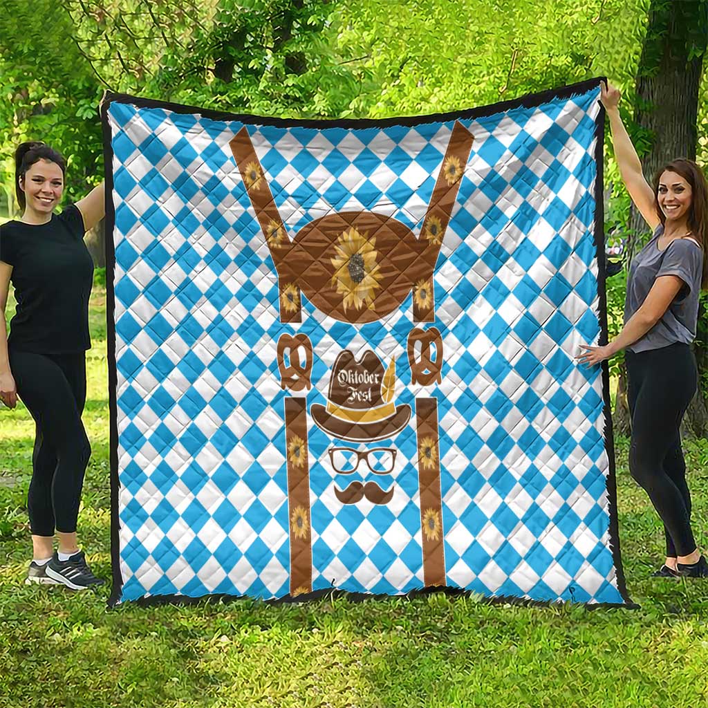Germany Oktoberfest Quilt Lederhosen Costume