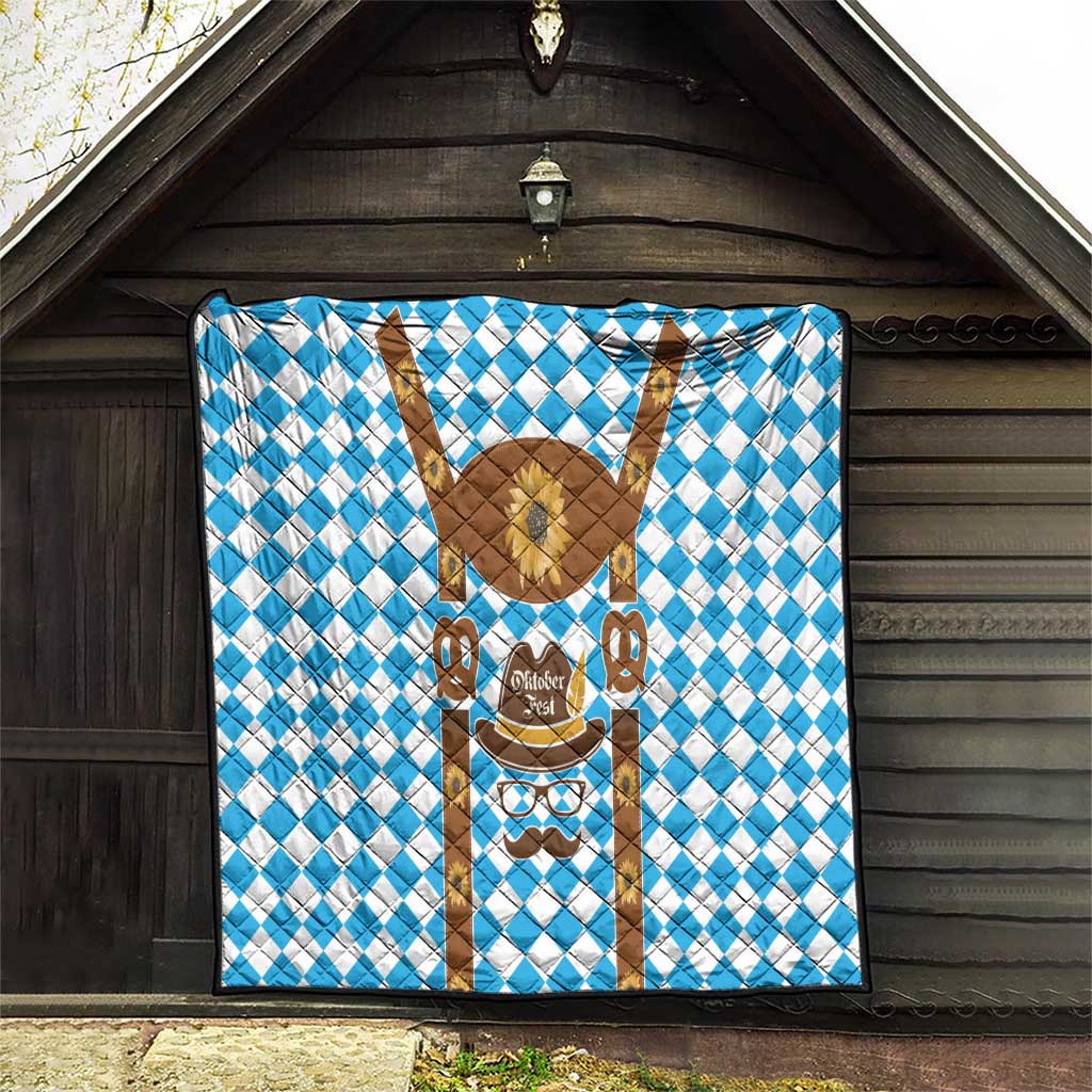 Germany Oktoberfest Quilt Lederhosen Costume