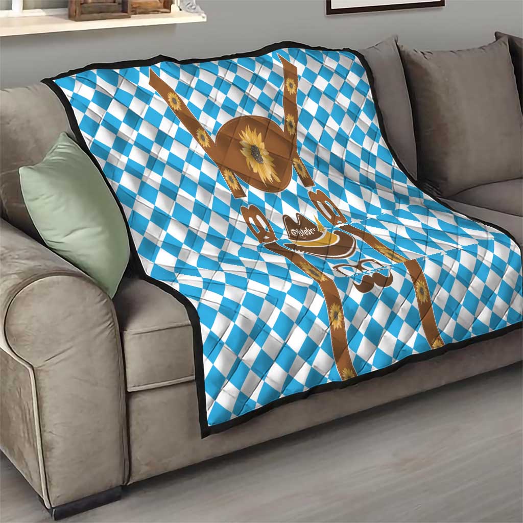 Germany Oktoberfest Quilt Lederhosen Costume