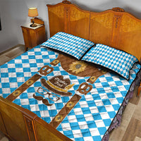 Germany Oktoberfest Quilt Bed Set Lederhosen Costume