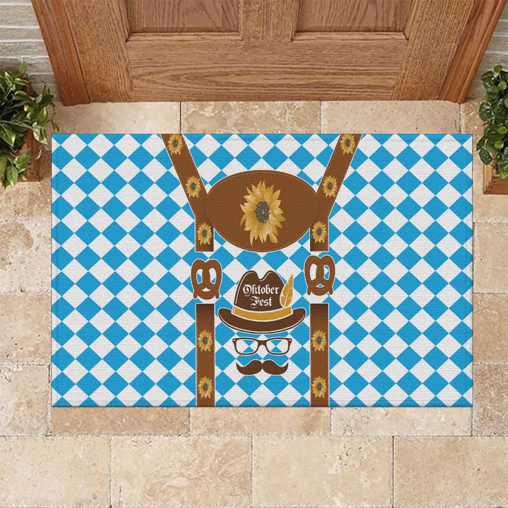 Germany Oktoberfest Rubber Doormat Lederhosen Costume