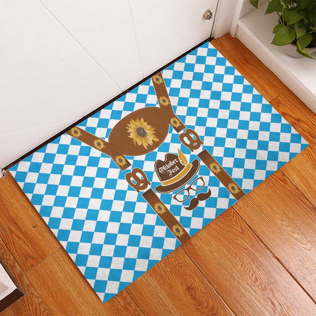 Germany Oktoberfest Rubber Doormat Lederhosen Costume